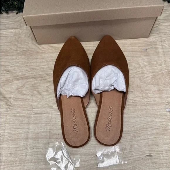 Madewell The Remi Mule In Suede - W8 - Picture 5 of 9